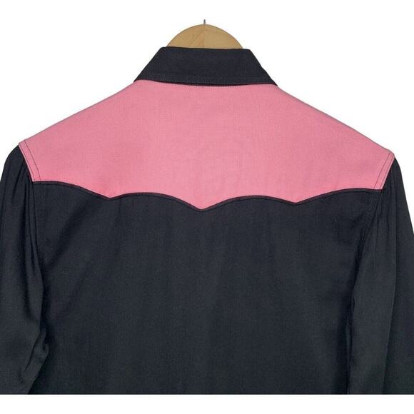 Double RL RRL Ralph Lauren Western Pearl Snap Womens XL New With Defects $228 - Picture 10 of 11